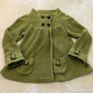 Matilda Jane Flutterbye Cape Sweater, Green